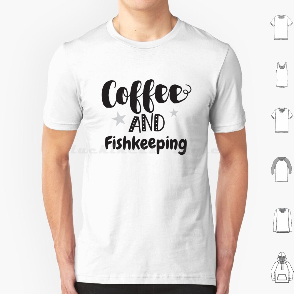 Aquarium Fish Keeping - Maglietta Coffee And Fish Keeping, taglia