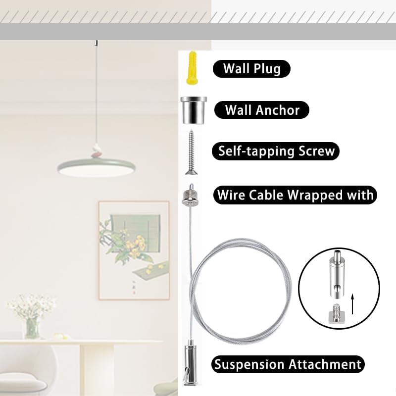 Aquarium Light - Kit sistema di sospensione per lampada