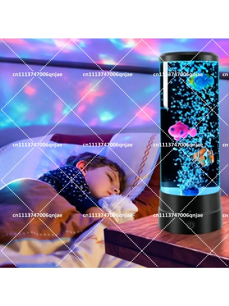 Aquarium Light - Acquario Elettronico LED Simulato con Bolle