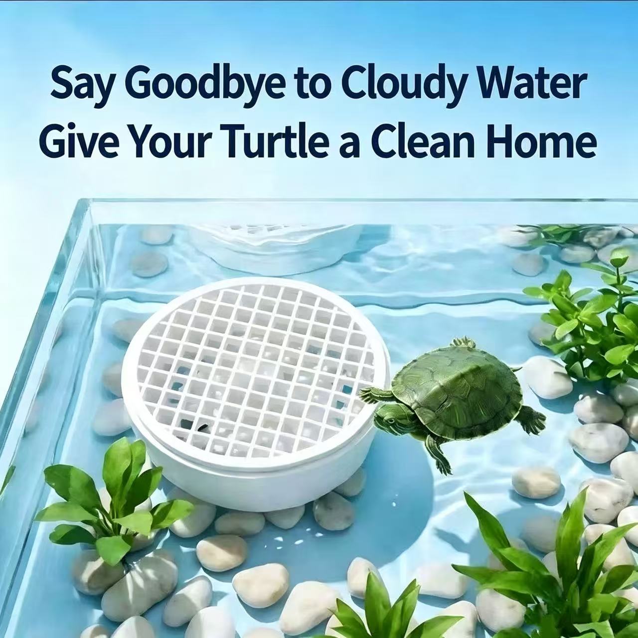 Aquarium Fish Keeping - Raccoglitore di Escrementi per Tartarughe, Dispositivo