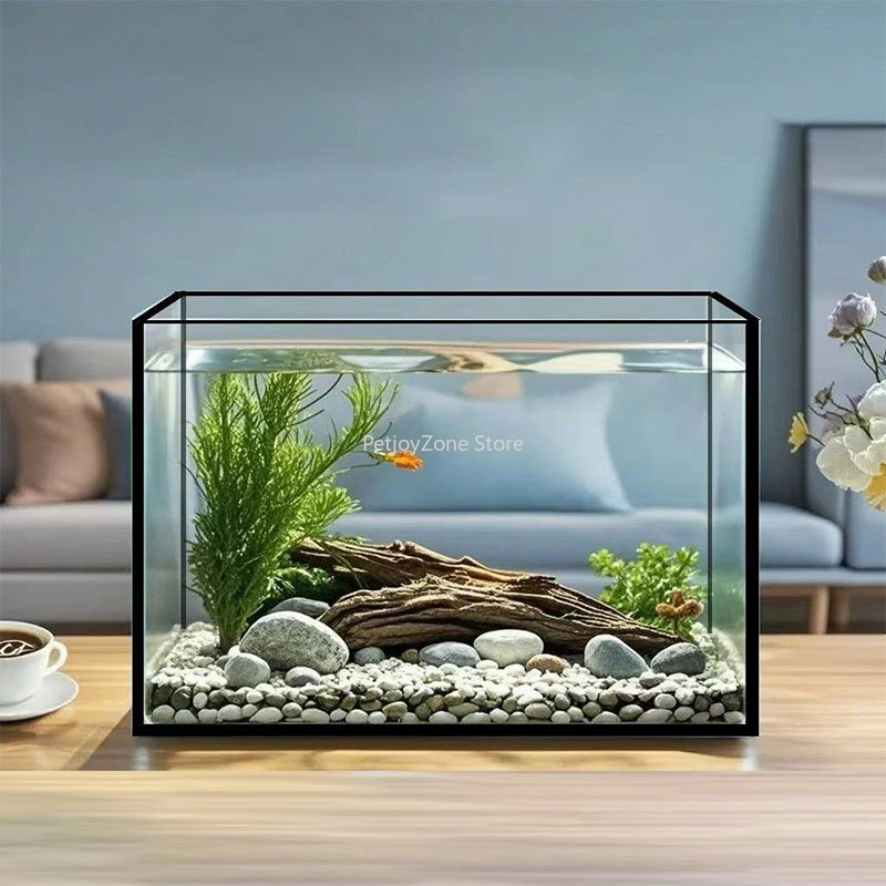 Aquarium Fish Keeping - Acquario in vetro rettangolare ultra trasparente