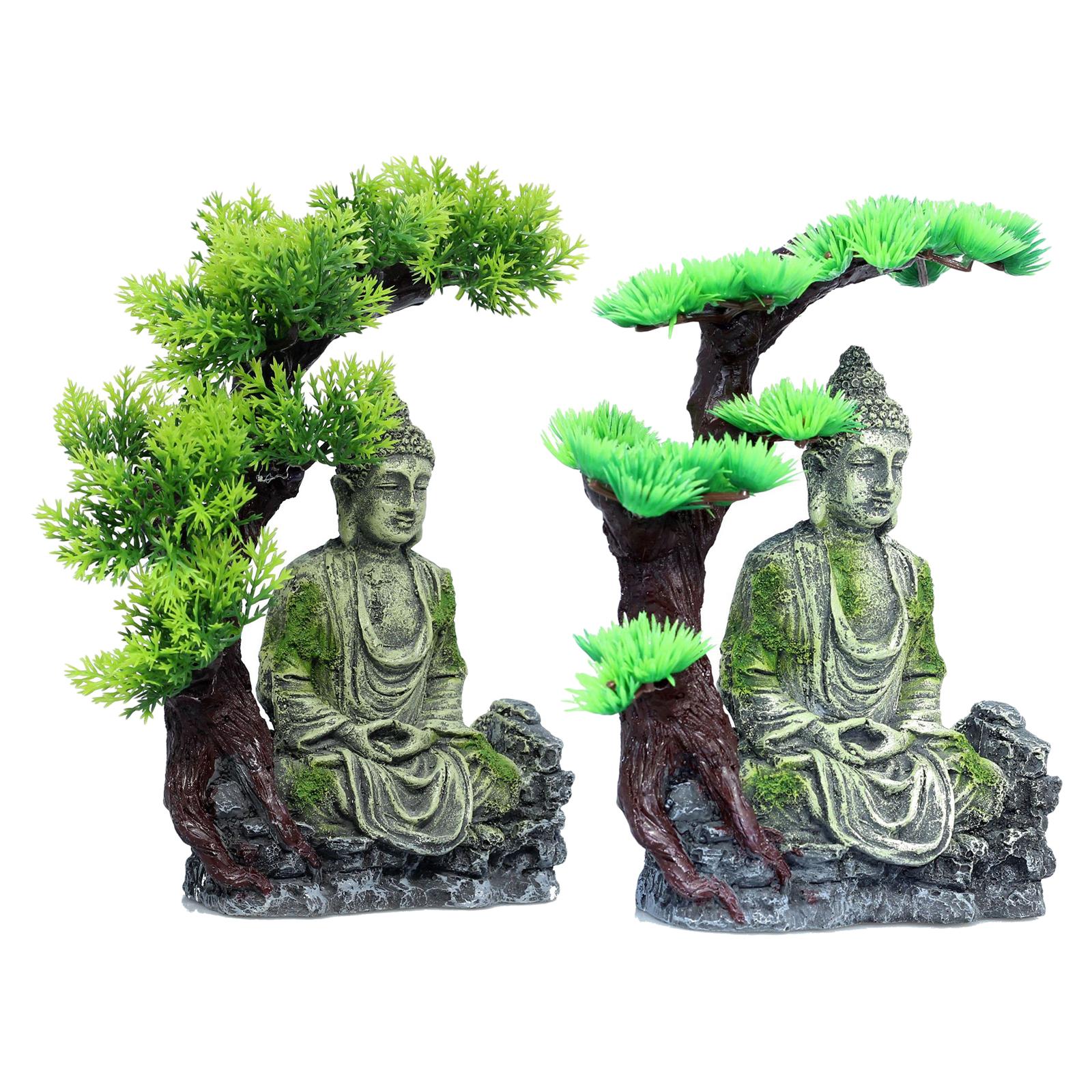 Aquarium Fish Tank - Statua di Buddha, decorazioni per acquari,