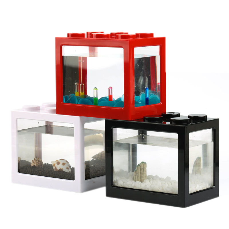 Mini Acquario a 7 Colori per P - Betta Fish Tank recensione e prezzo