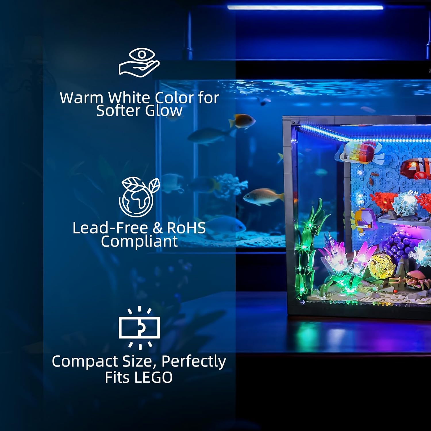 Hprosper Luce LED per Lego 103 - Aquarium Light recensione e prezzo