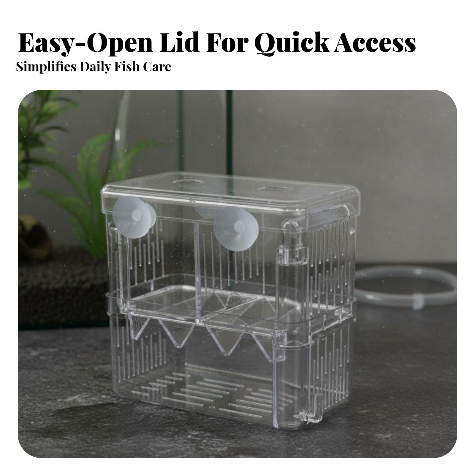 Vasca di Allevamento a Doppio  - Aquarium Fish Tank recensione e prezzo
