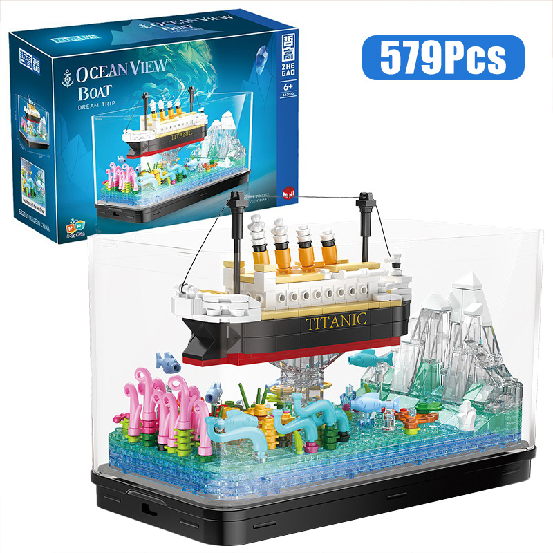 MOC Titanic Cruise Line Pirate - Aquarium Fish Keeping recensione e prezzo