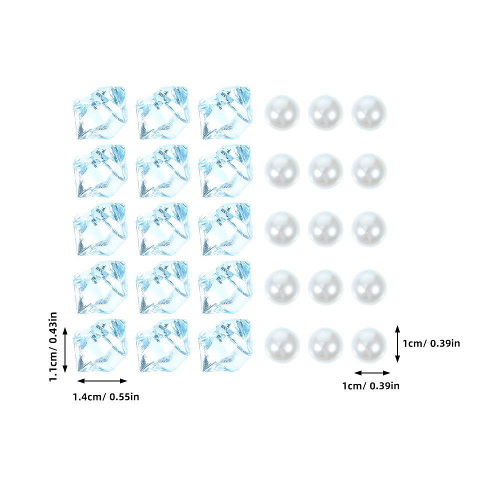 1 set di perline di plastica b - Aquarium Fish Tank recensione e prezzo