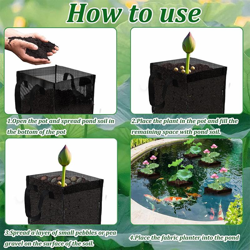 Set di 4 Cestini in Rete Nera  - Aquarium Plants recensione e prezzo