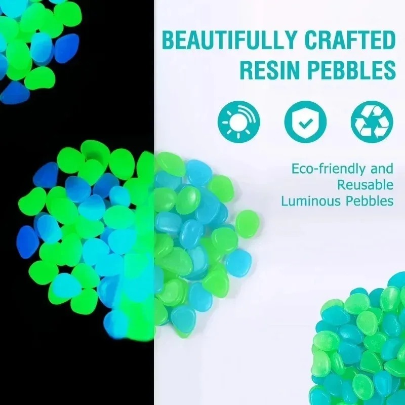100-1000 pezzi di roccia lumin - Fish Tank Gravel recensione e prezzo