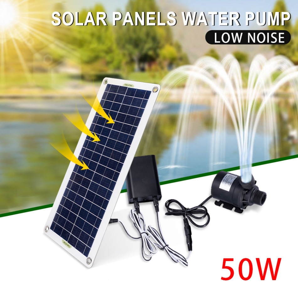 Set Pompa Solare 50W, Motore D - Aquarium Pump recensione e prezzo