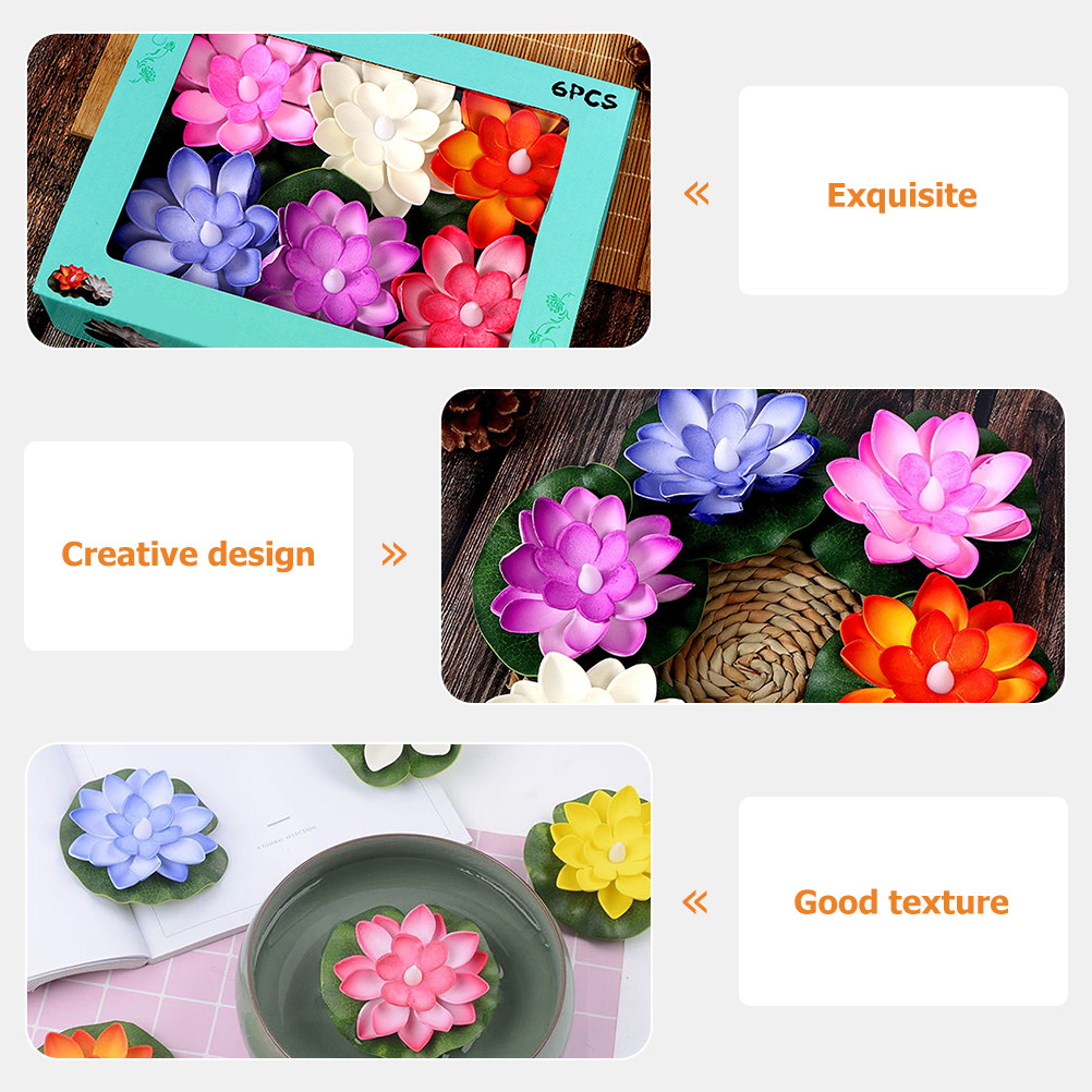 6 pezzi di fiori artificiali a - Aquarium Decor recensione e prezzo