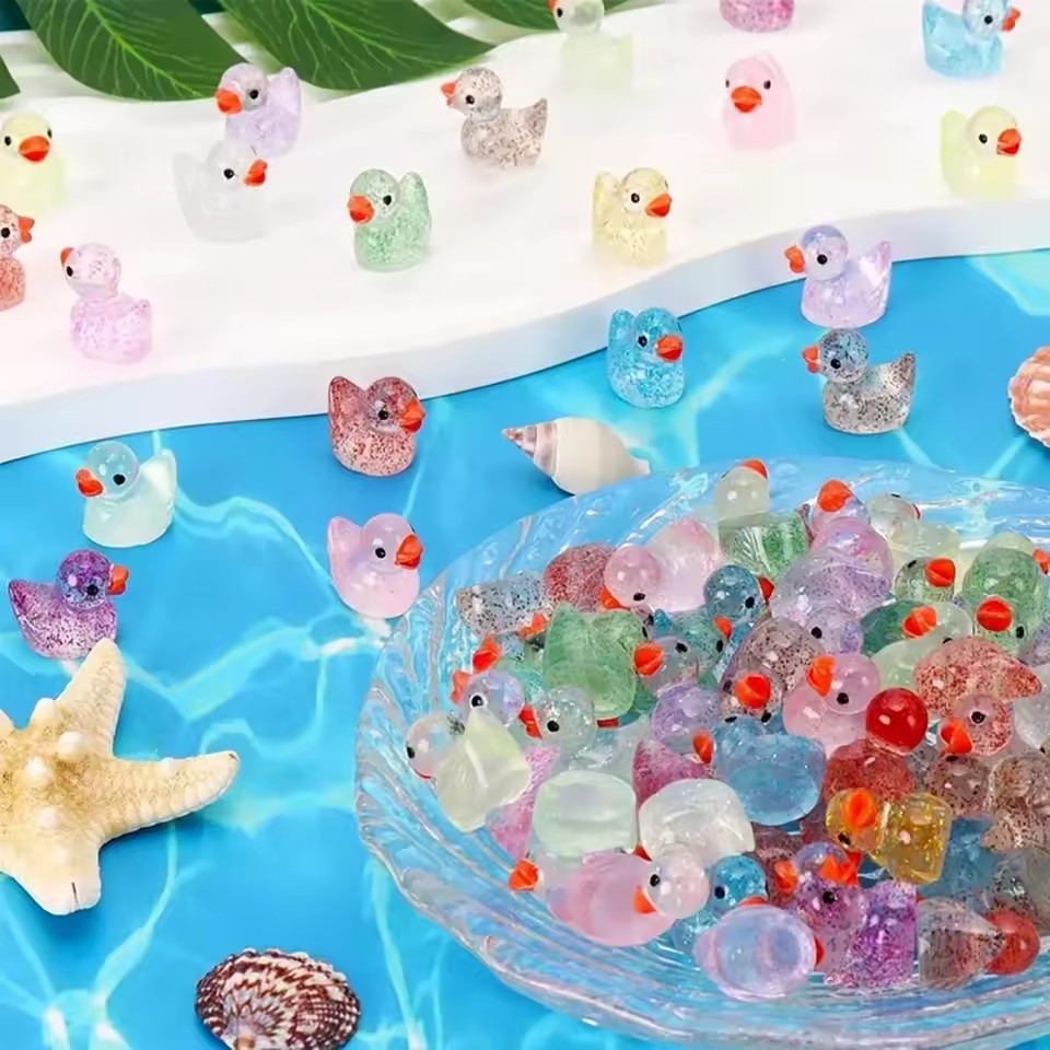Anatre in resina miniatura con - Aquarium Decor recensione e prezzo