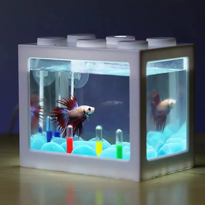 1L USB LED Desktop Mini Acquar - Betta Fish Tank recensione e prezzo