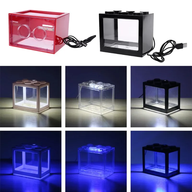 1L USB LED Desktop Mini Acquar - Betta Fish Tank recensione e prezzo